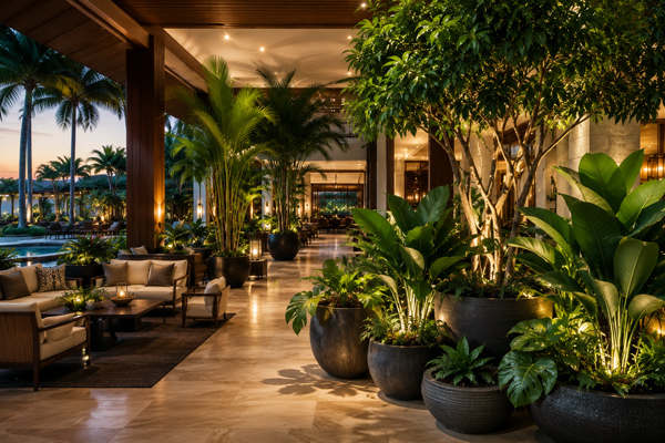 Hotel & Resort Plantation: Transforming Hospitality Spaces with Lush Greenery